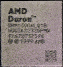 AMD Duron 1,3GHz, detail