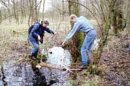 En zeker niet allemaal op dezelfde plek oversteken ... , 27-1-2002